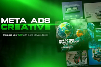design facebook ad creative, meta ads creative, social media post and image ads