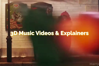 3d animation video 3d character animation 3d cartoon animated music video