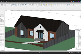 architectural 3d modeling in revit and rendering in lumion