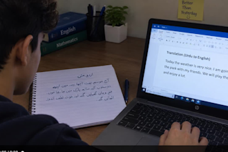 do translation of english and urdu