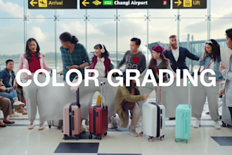 color grade your videos, commercials, mv, or films