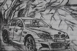 draw a detailed pencil sketch portrait