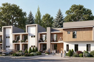 do photorealistic exterior render from your archicad plan using twinmotion