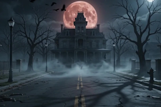 create halloween horror scary intro videos in 6hours