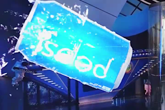 do 3d hologram animation for hologram fan spin display video