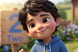 create kids learning videos, 3d kids educational video for youtube