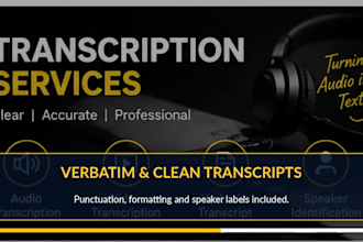 do audio and video transcription