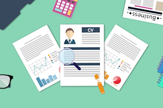 design a professional CV or resume