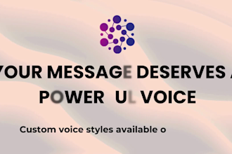 create realistic ai voiceovers for you
