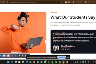 design school website, lms website, educational website, elearning website