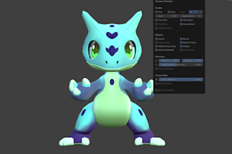 do 3d modeling and sculpting for your games and make your characters look great