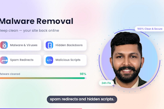 do website malware removal, fix hacked website and security hardening 24 hours