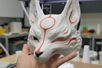 sculpt 3d mask helmet wearable cosplay mask print and paint stl for 3d printing