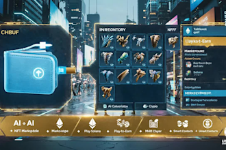 develop web3, nft, crypto and play to earn game with ai