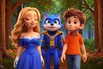 create disney pixar style ai video animation, 3d cartoon video, ai stories