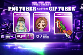 create custom pngtuber or giftuber avatars for streaming