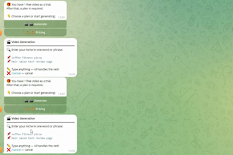develop a professional telegram bot with ai and payment integration
