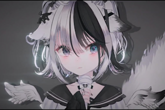 create a custom live2d vtuber model, 2d rigging, and animation