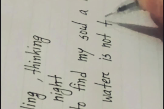 write anything with a beautiful handwriting