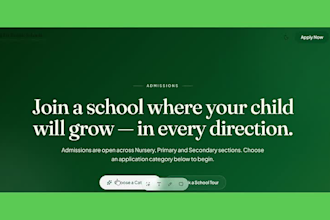 build a modern school or business website