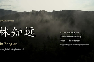 create a meaningful chinese name with pinyin and cultural notes