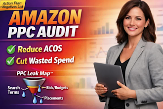 audit amazon PPC campaigns to reduce acos