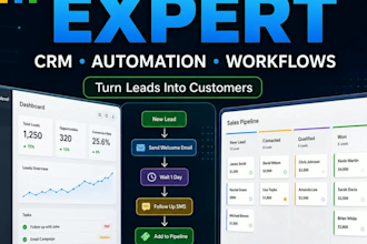 be your gohighlevel expert for CRM automation and workflows