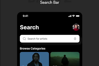 design a professional mobile app UI UX design in figma