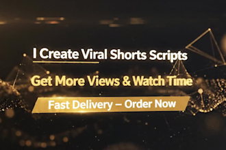 write viral scripts for youtube shorts and tiktok