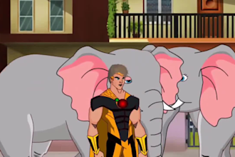 do cartoon animation for kids animated music video