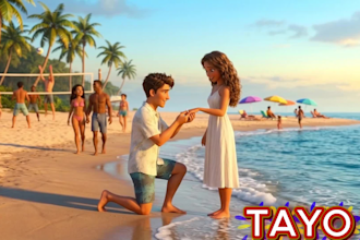 create 3d ai disney proposal video 3d ai romantic storytelling 3d love stories