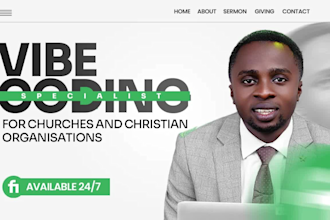 vibe code your church and christian website