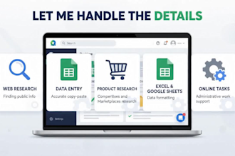 be your virtual assistant for research and online tasks