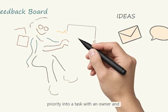 create a hand drawn style explainer video with english ai voiceover