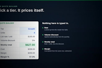 build a custom pricing model or calculator in google sheets