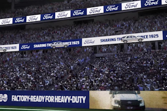 create stadium led advertising, arena visuals, led wall and billboard animation