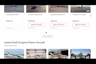 aircraft sales website, airplane listing, luxury aircraft website airplane sales