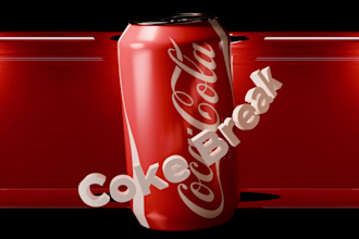 develop 3d motion graphics for ads or explainer videos