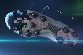 create high quality 3d shoe animation, industrial cgi explainer 3d promo ads