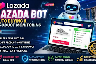create fast lazada bot for auto buying and auto purchase bot auto checkout bot