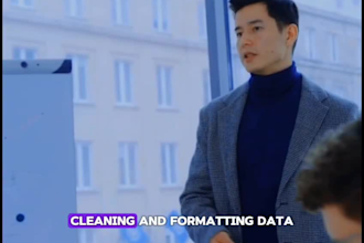 clean, format, merge, split excel data