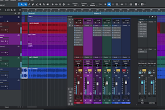 mix and master your live recording and music tracks