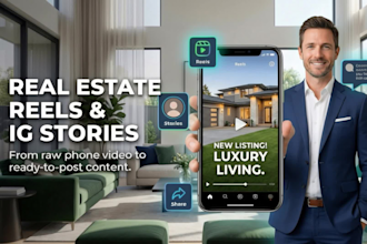 create viral real estate reels and ig stories