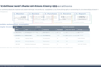 build an airtable inventory and purchase order system