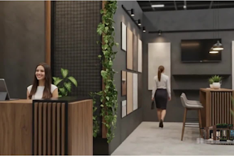 design a 3d exhibition stand and trade show booth