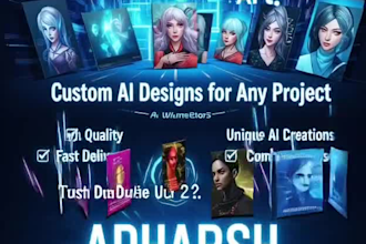 professional   ai generated art and designs
