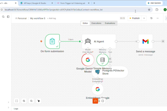 setup n8n automation  ai agents  postgresql database  and AWS cloud
