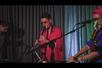 record a catchy sax solo or horn section for your track