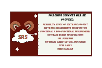 do software requirement specification srs, sdd, brd, technical documentation