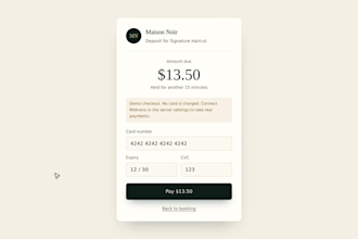 develop a booking and appointment system for salon, barbershop or clinic